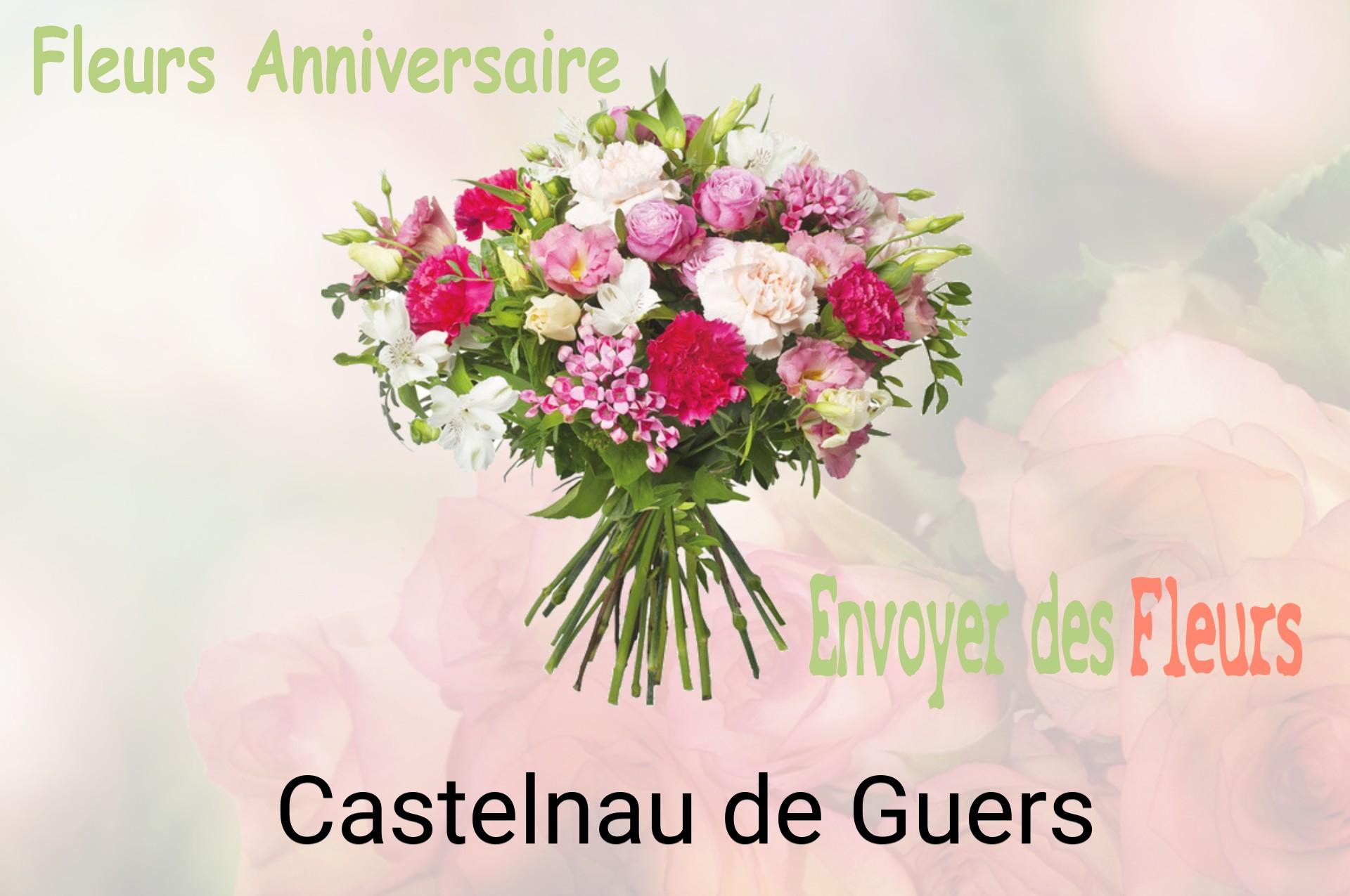 Bouquet de fleurs d’anniversaire livré à Castelnau-de-Guers