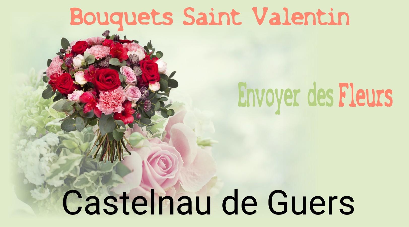 Roses de Saint-Valentin livrées à Castelnau-de-Guers